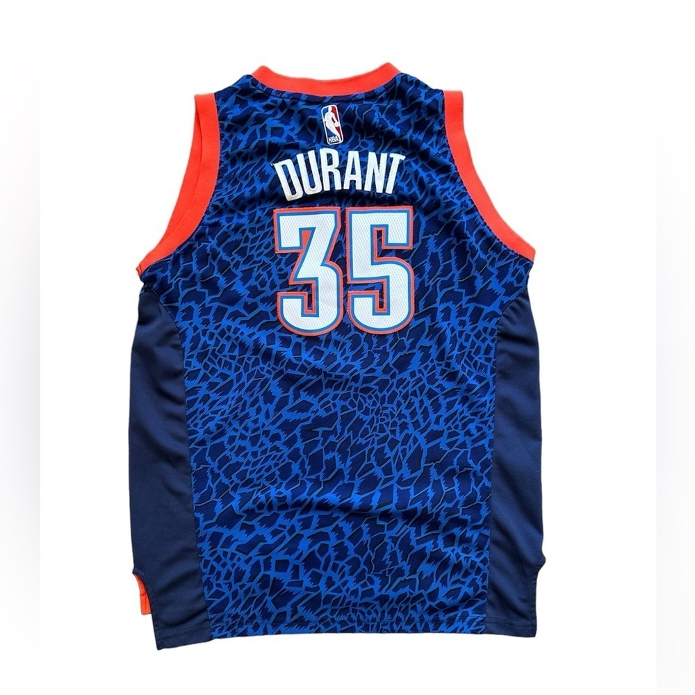Kids Blue and Red Basketball Jersey